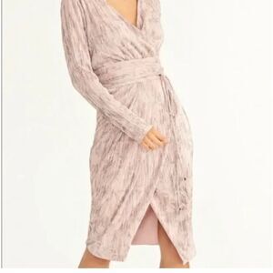 Rachel by Rachel Roy Silvia Pink Silver Metallic Dress M